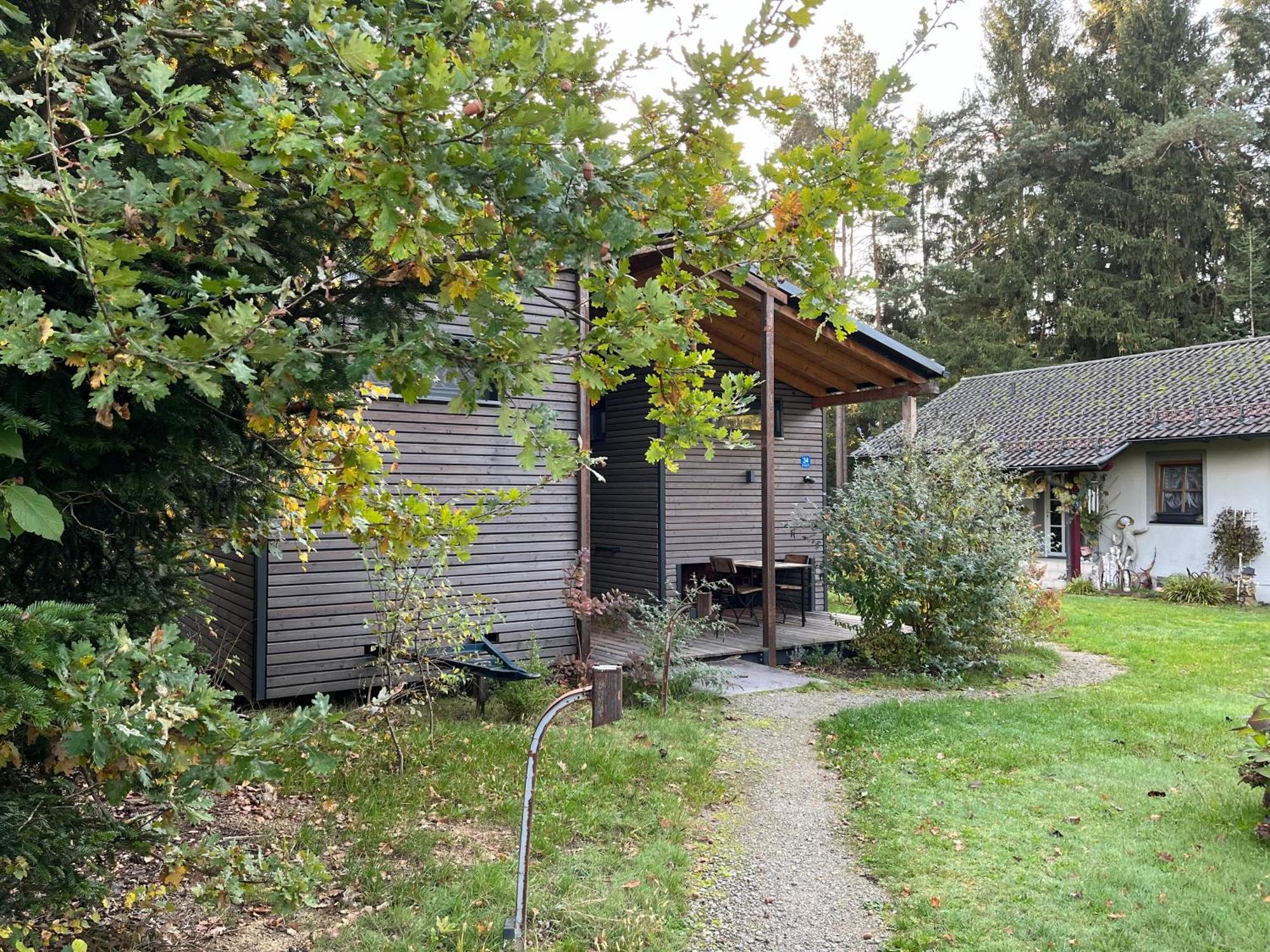 Modernes Tinyhouse Trailer Cabins Am Waldrand - Mit Seezugang 埃京 外观 照片