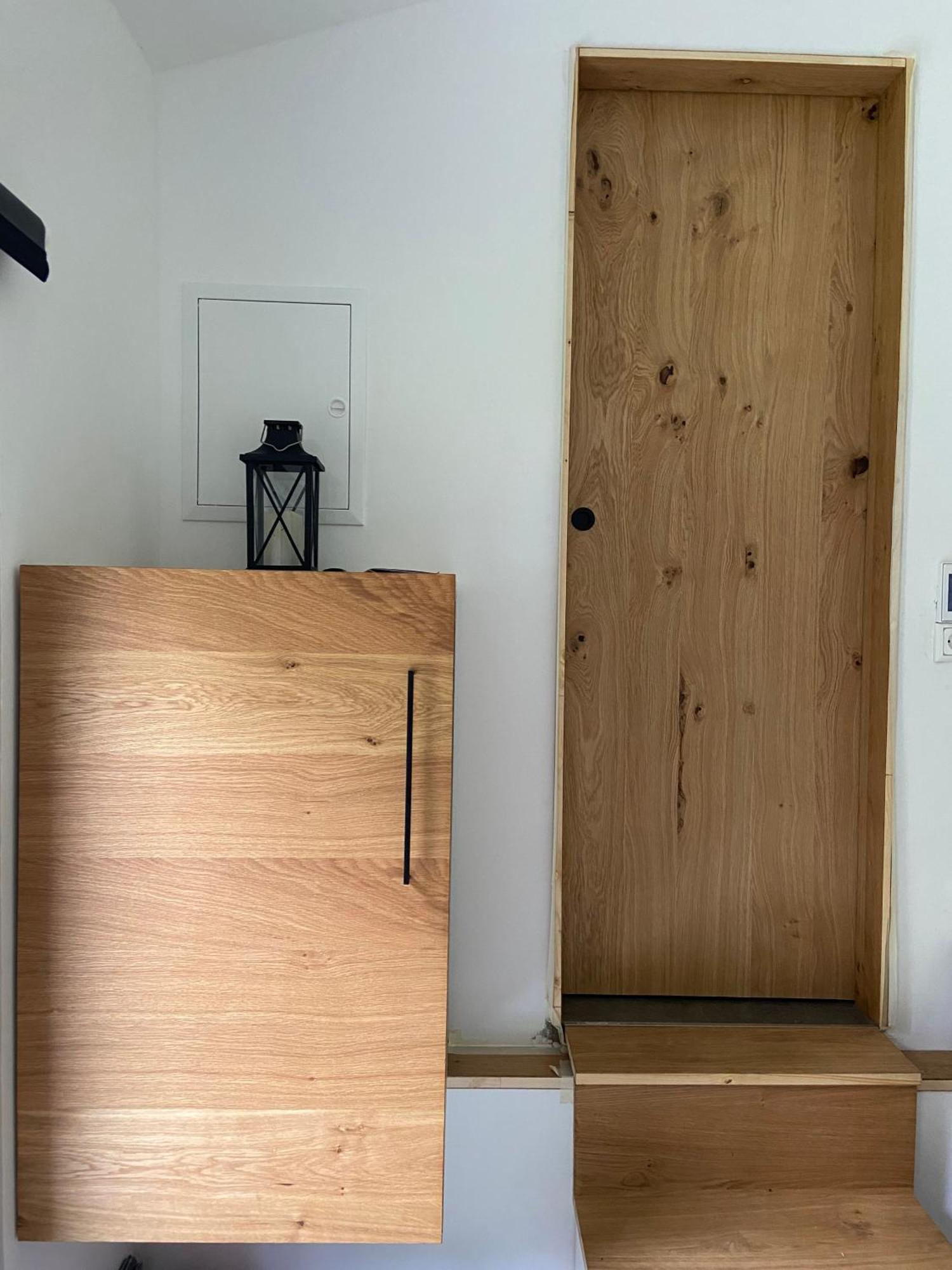 Modernes Tinyhouse Trailer Cabins Am Waldrand - Mit Seezugang 埃京 外观 照片